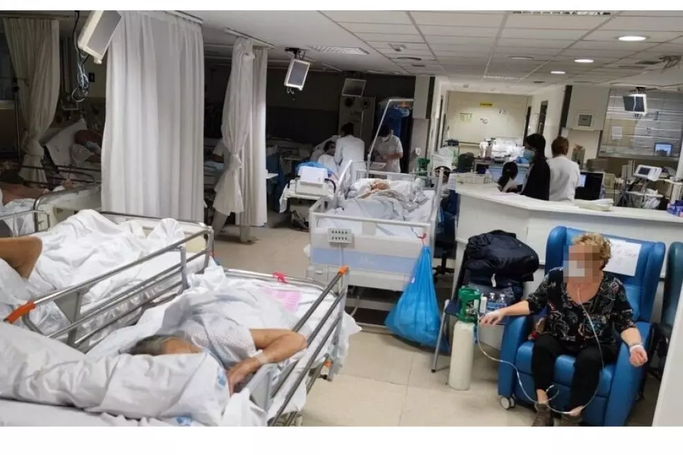 Las urgencias del Hospital La Paz de Madrid colapsadas por 111 pacientes a 9 de enero de 2023