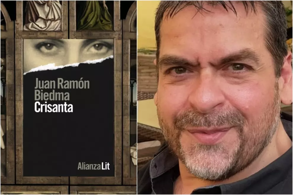 El escritor Juan Ramón Biedma, autor de la novela 'Crisanta'.