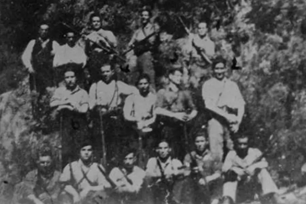Miembros de la Federación de Guerrillas de León-Galicia.
