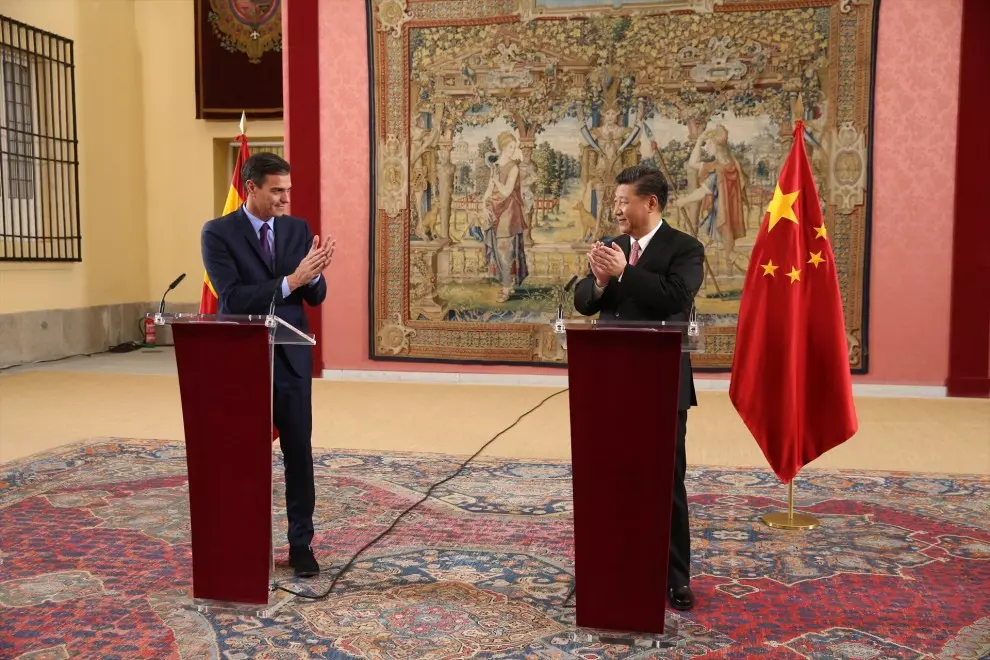 24/03/2023. Pedro Sánchez junto a Xi Jinping, en el encuentro celebrado el pasado 28 de noviembre de 2018.