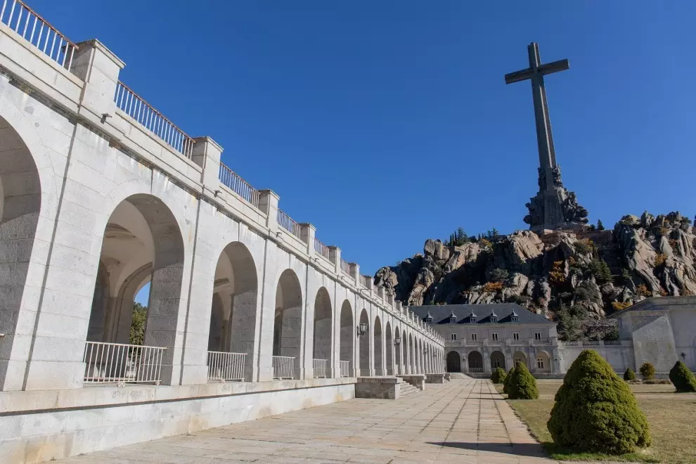 Imagen de archivo de la abadía benedicta del Valle de los Caídos en San Lorenzo de El Escorial, Rafael.