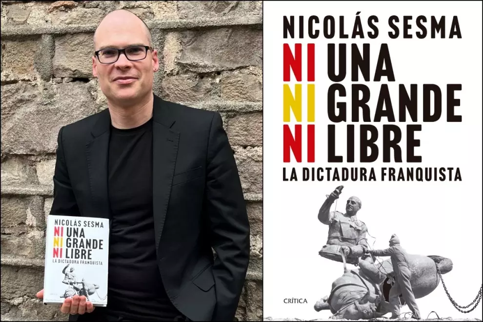 El historiador Nicolás Sesma, autor del libro 'Ni una, ni grande, ni libre. La dictadura franquista'.