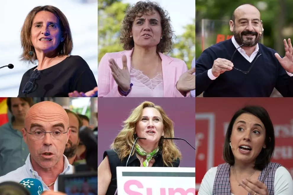 Galán (Sumar) y Montero (Podemos) lideran la respuesta a Vox en el primer debate europeo sin ausencias