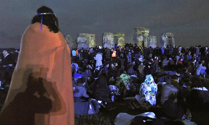 El monumento prehistórico de Stonehenge, declarado patrimonio de la humanidad por la Unesco en 1986, es un semicírculo, y los arqueólogos nunca han podido confirmar si fue un círculo perfecto./ EFE