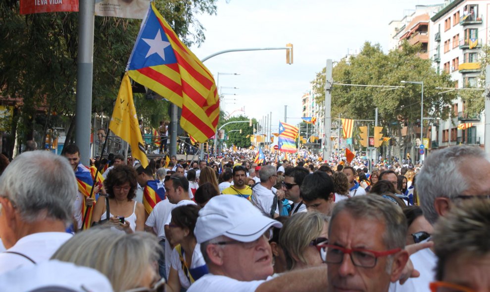 Nuestro reportero Marc Font nos muestra cómo están ahora mismo las calles de Barcelona.