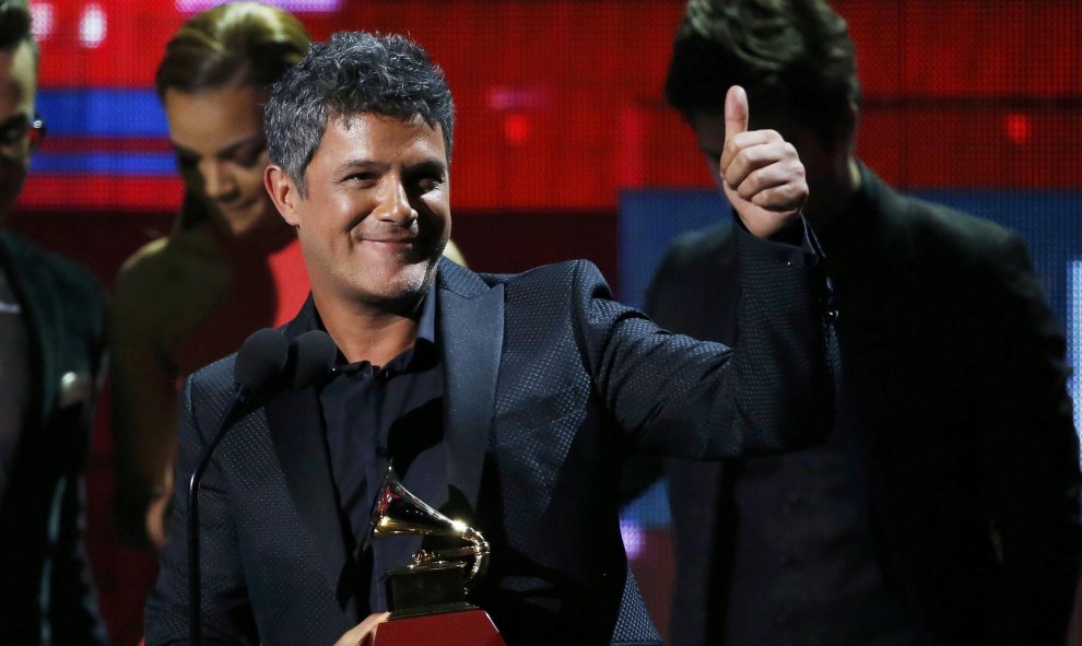 Alejandro Sanz se llevó el premio al mejor álbum vocal pop contemporáneo por "Sirope".- REUTERS.