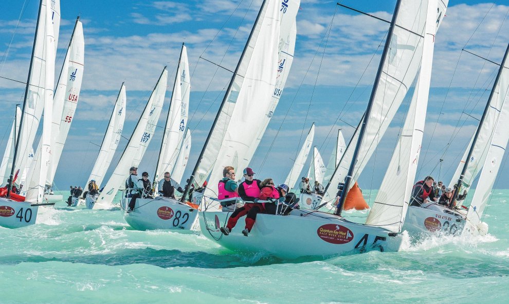 Primer día de la regata de 'Key West', Florida. REUTERS/Sara Proctor