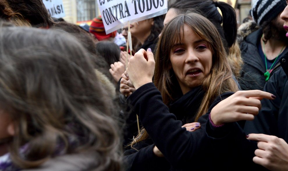 Este 25 de noviembre miles de feministas se han concentrado en contra de la violencia de género - Arancha Ríos