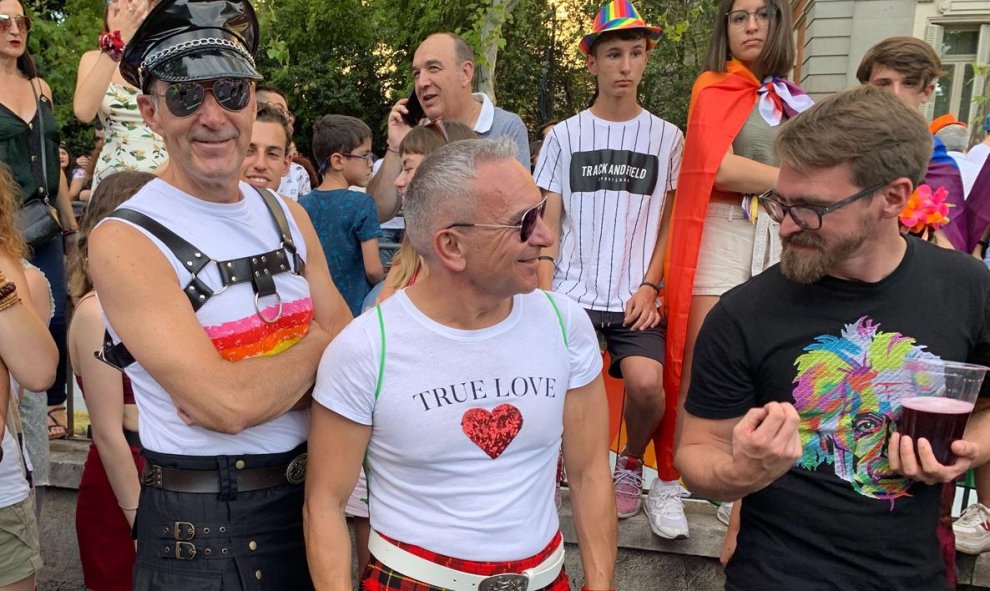 Asistentes a la manifestación del Orgullo LGTBI en Madrid 2019. /ESTEFANÍA ROSELLÓ