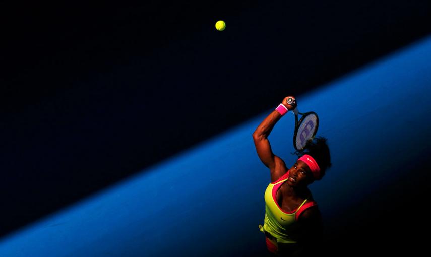 Serena Williams durante el Open de Australia. /CARLOS BARRIA (REUTERS)