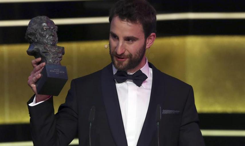 El actor Dani Rovira recibe el Goya al mejor Actor Revelación. /EFE