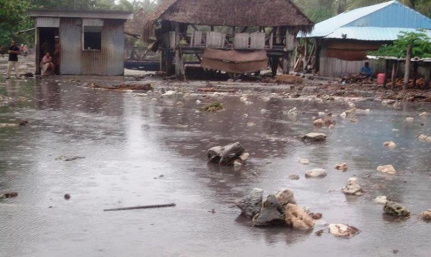 Imagen de los daños ocasionados por el ciclón Pam en la zona del pacífico sur. /EFE