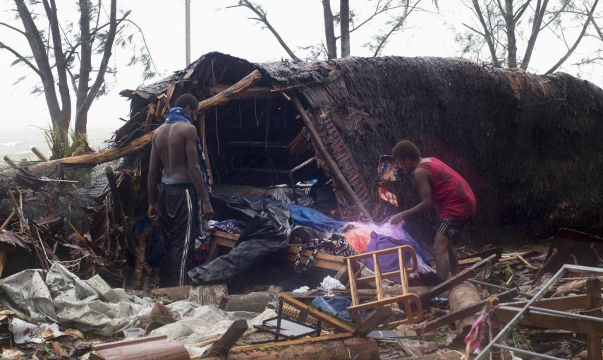 Las devastadoras consecuencias del ciclón Pam. /REUTERS