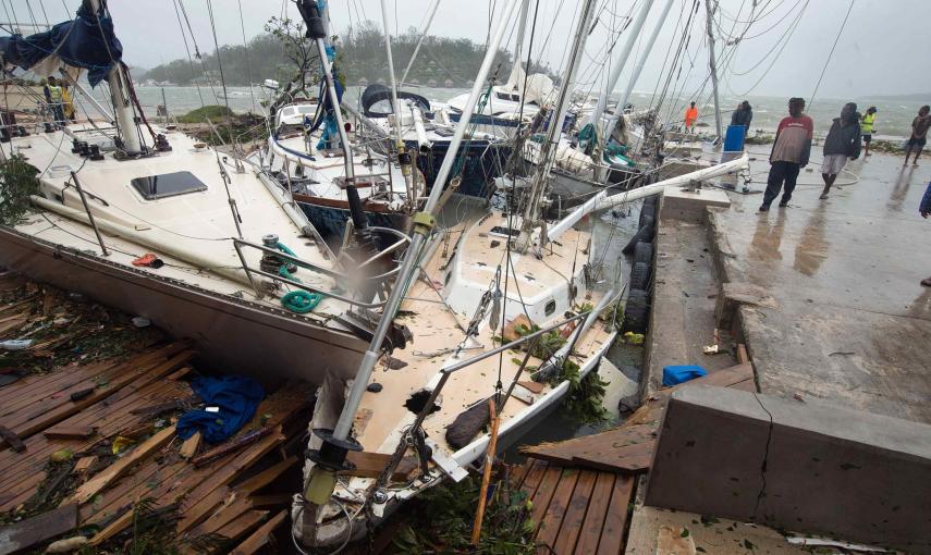 Las devastadoras consecuencias del paso de Pam por Vanuatu. /REUTERS