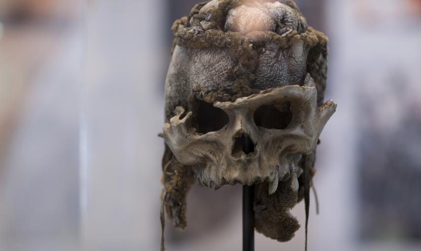 Una máscara de huesos que portan los salvajes en 'Juego de Tronos'. /CANAL +