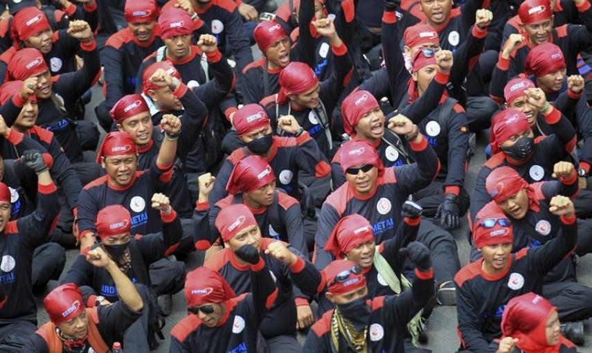 Día Internacional del Trabajo en Indonesia/ EFE
