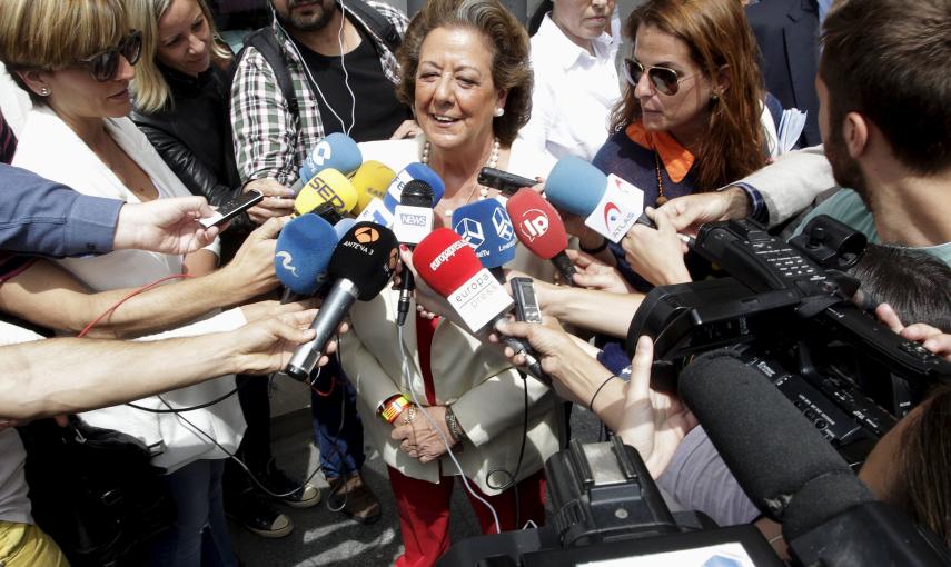 Rita Barberá, alcaldesa de Valencia y candidata a la reelección asegura que las elecciones son "las más trascendentes desde la transición". - REUTERS