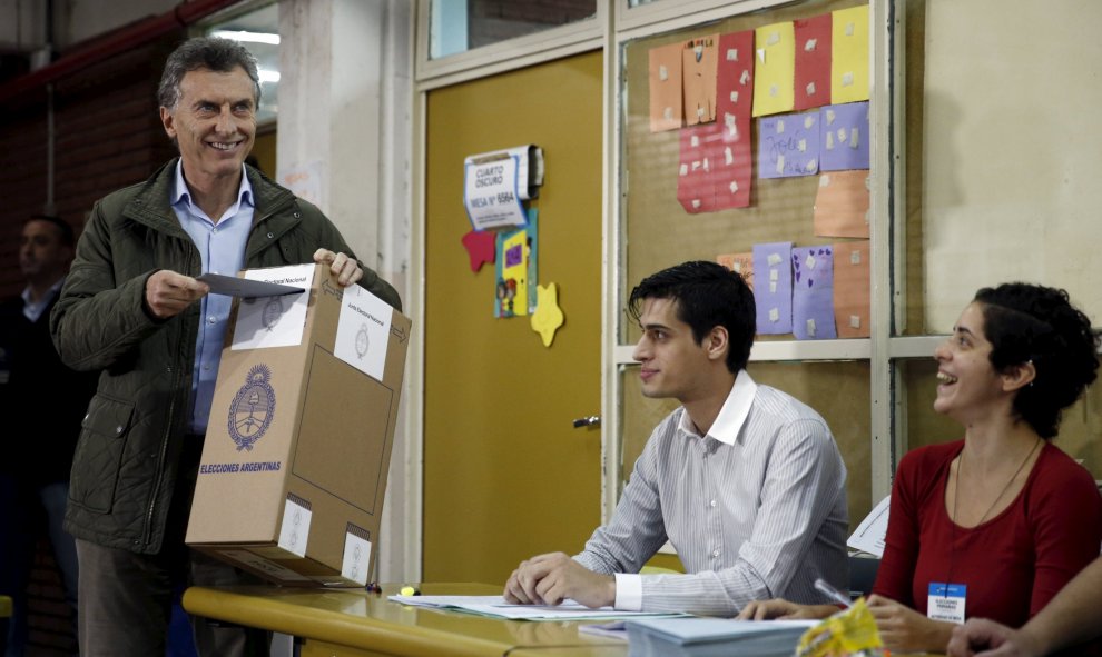 El líder de la conservadora Propuesta Republicana y aspirante a la Presidencia por el frente opositor Cambiemos, Mauricio Macri. REUTERS