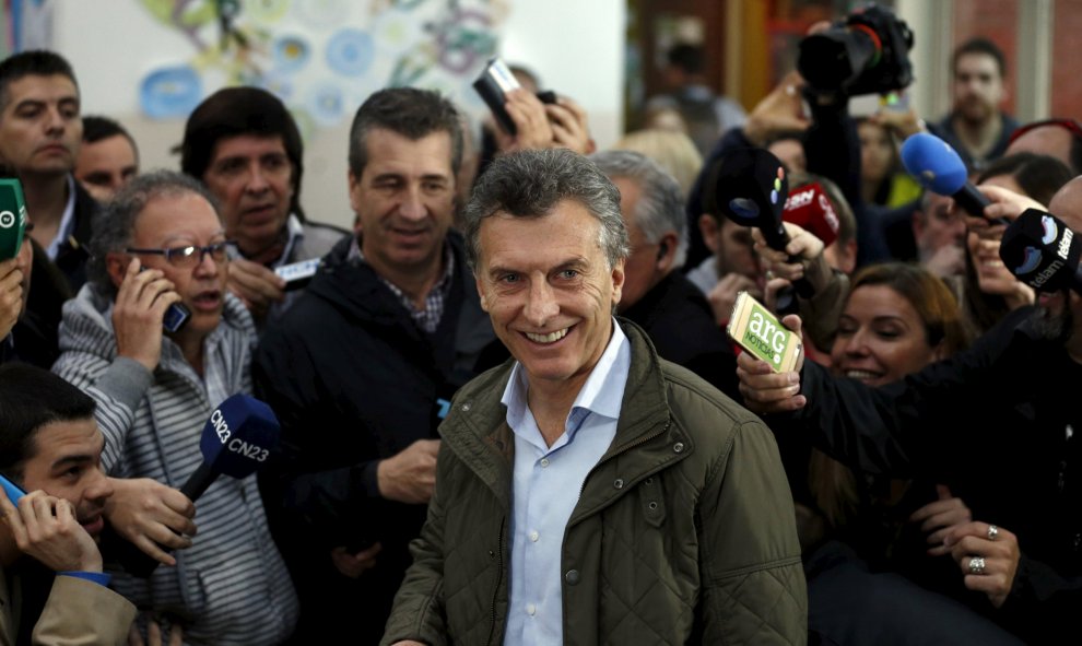 El líder de la conservadora Propuesta Republicana y aspirante a la Presidencia por el frente opositor Cambiemos, Mauricio Macri. REUTERS