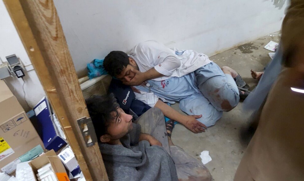 Era el único hospital que funcionaba en Kunduz, ciudad en disputa entre talibanes y tropas afganas. En este centro de Médicos Sin Fronteras había ingresados 105 pacientes.