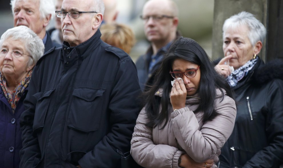 Minuto de silencio en Gran Bretaña.- REUTERS