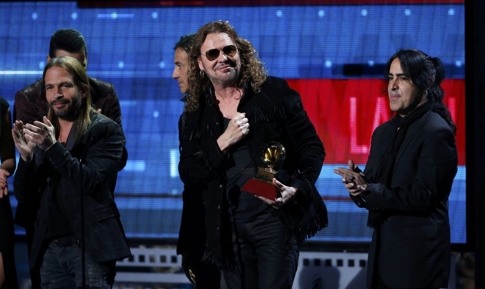 Maná ganó el premio al mejor álbum pop/rock por 'Cama Incendiada' .- REUTERS.