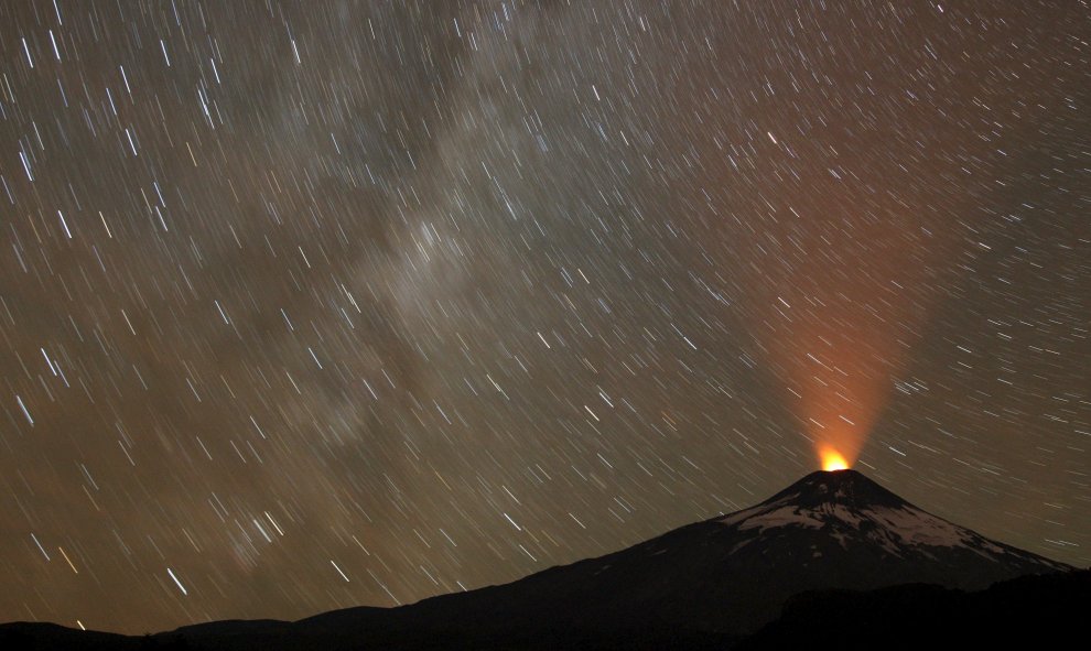 El volcán de Villarrica en Chile. REUTERS/Cristobal Saavedra