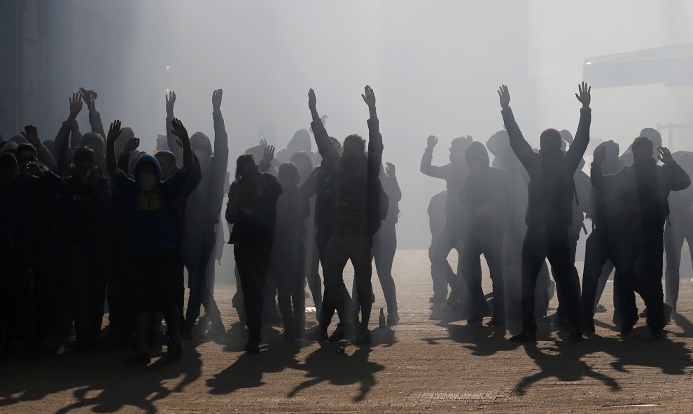 Continuan las protestas en Francia por la nueva Reforma Laboral. REUTERS/Stephane Mahe