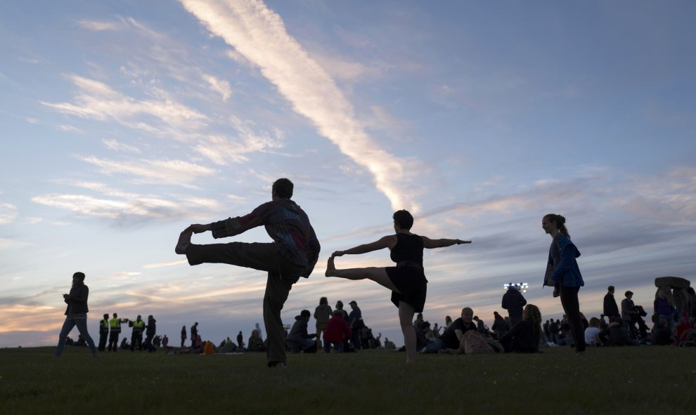 A parte de bailes y cantos, también se realizan ejercicios durante el solsticio