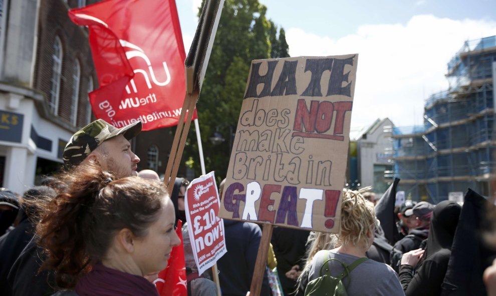 Manifestación contra el Brexit en Londres.- REUTERS