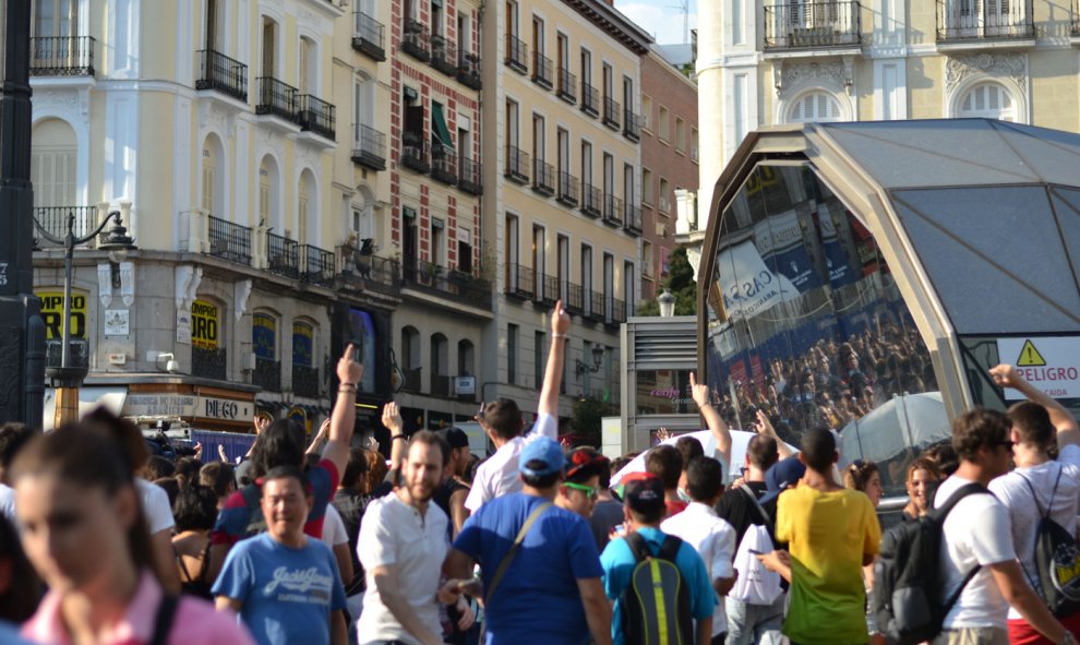 Madrid bate el récord de asistencia  en la primera gran quedada Pokémon./Raquel Abad