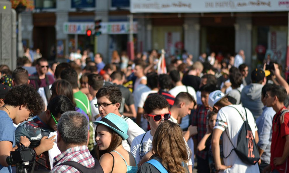 Madrid bate el récord de asistencia  en la primera gran quedada Pokémon./Raquel Abad