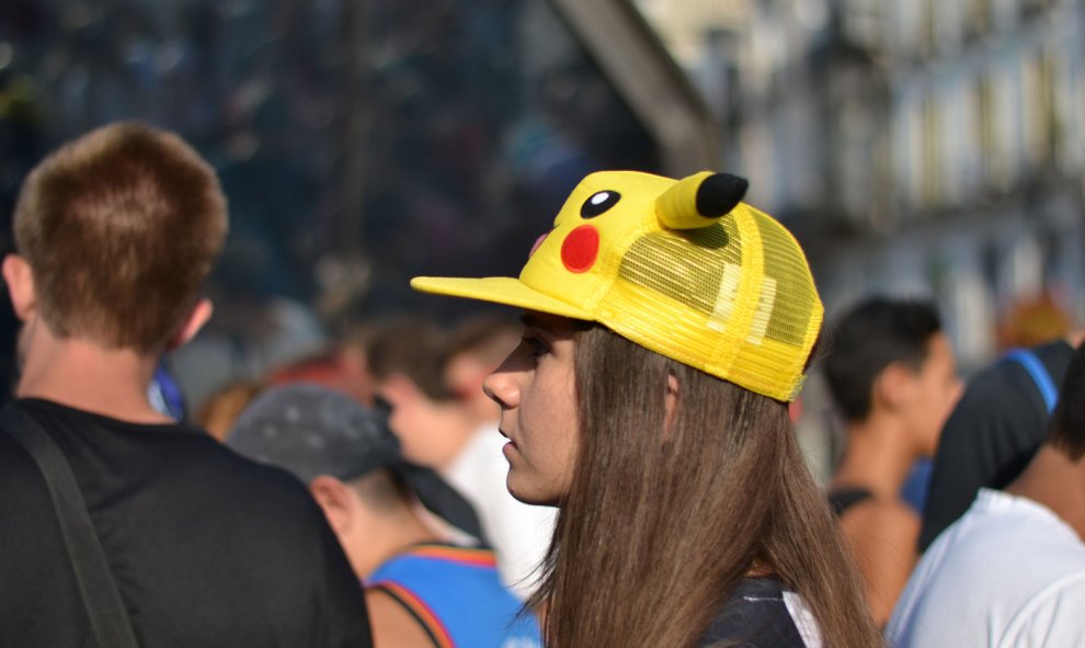 Madrid bate el récord de asistencia  en la primera gran quedada Pokémon./Raquel Abad