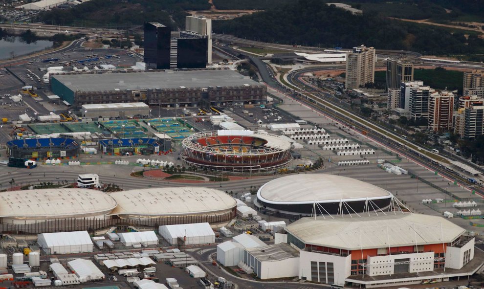 Otra vista de los pabellones deportivos en el Parque Olímpico de Río. /REUTERS