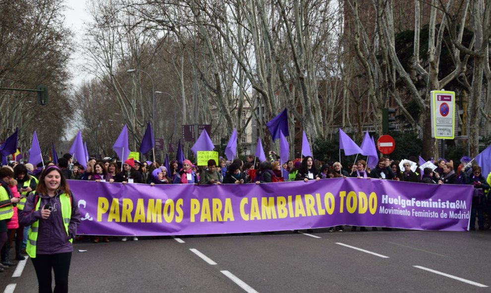 Manifestación feminista en Madrid. / MARÍA LOZANO
