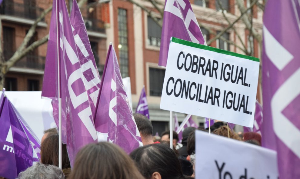 Manifestación feminista en Madrid. / MARÍA LOZANO