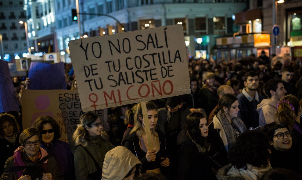 Manifestación feminista en Madrid. / J.VARGAS