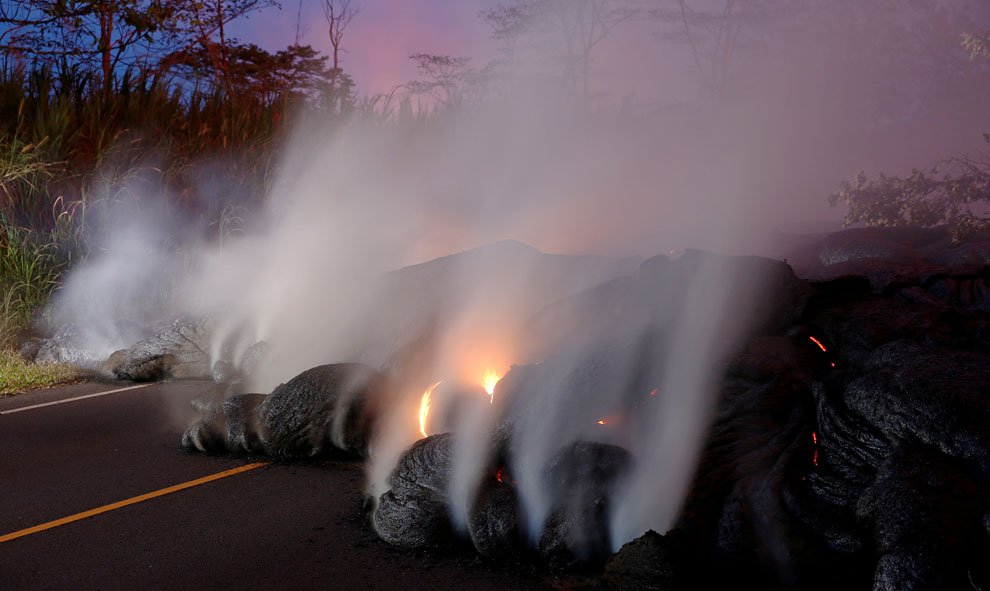 Kīlauea es el volcán con mayor actividad de la isla de Hawai y uno de los más activos de la Tierra. / Reuters