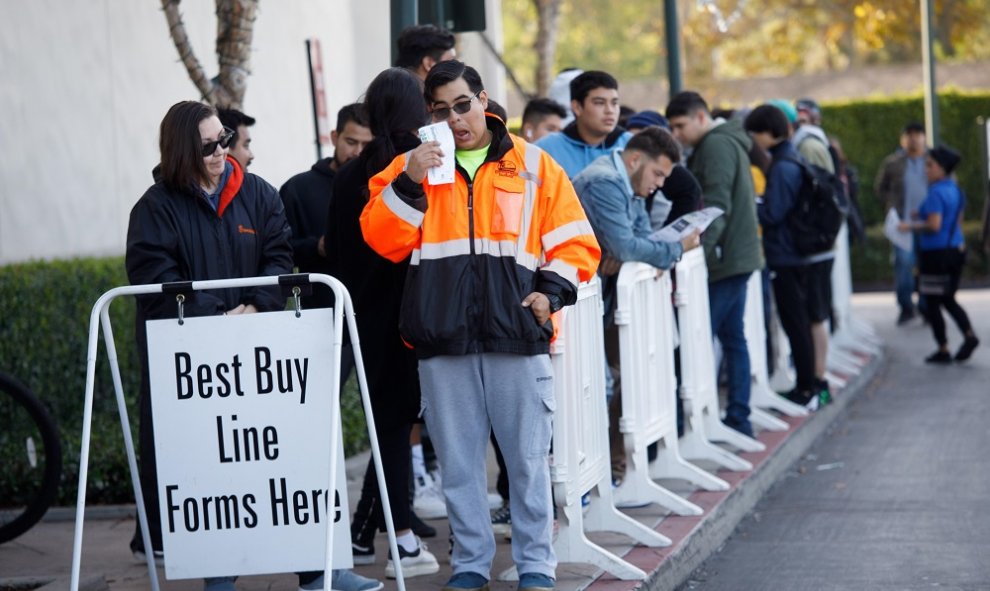 El Black Friday en Nueva York. EFE/ Eugene Garcia