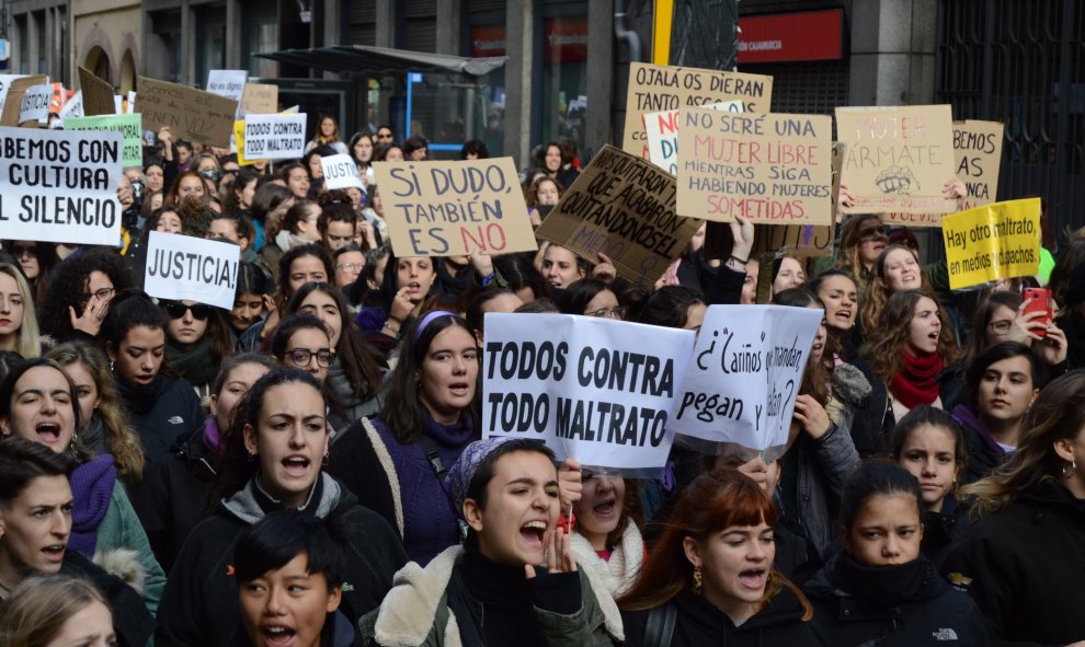 Vista general de la manifestación en Madrid - Arancha Ríos