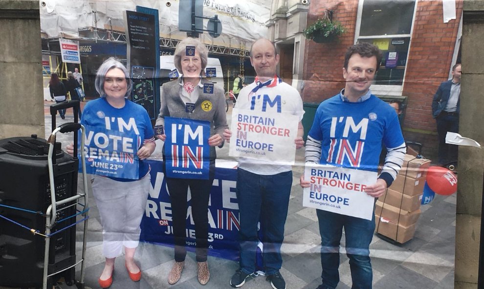 Manifestación que solicita la cancelación del Brexit./CRISTINA CASERO