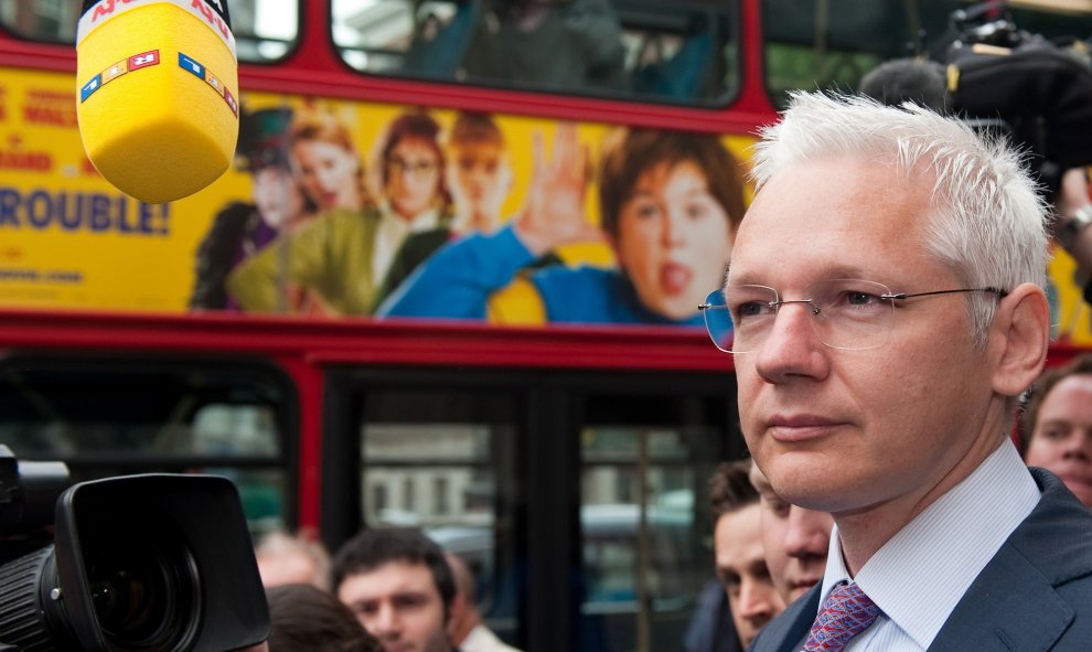 Julian Assange, en una fotografía de julio de 2011. - LEON NEAL / AFP