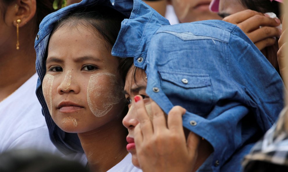 Manifestación del Primero de Mayo en Yangon (Birmania). / ANN WANG (REUTERS)