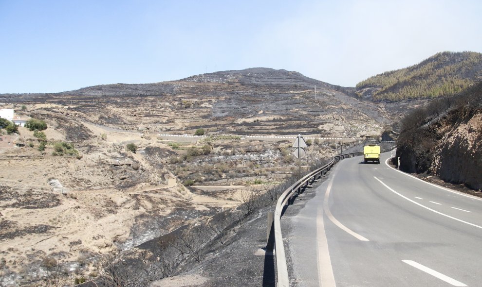 11.08.2019. Incendio en Artenara, Gran Canaria