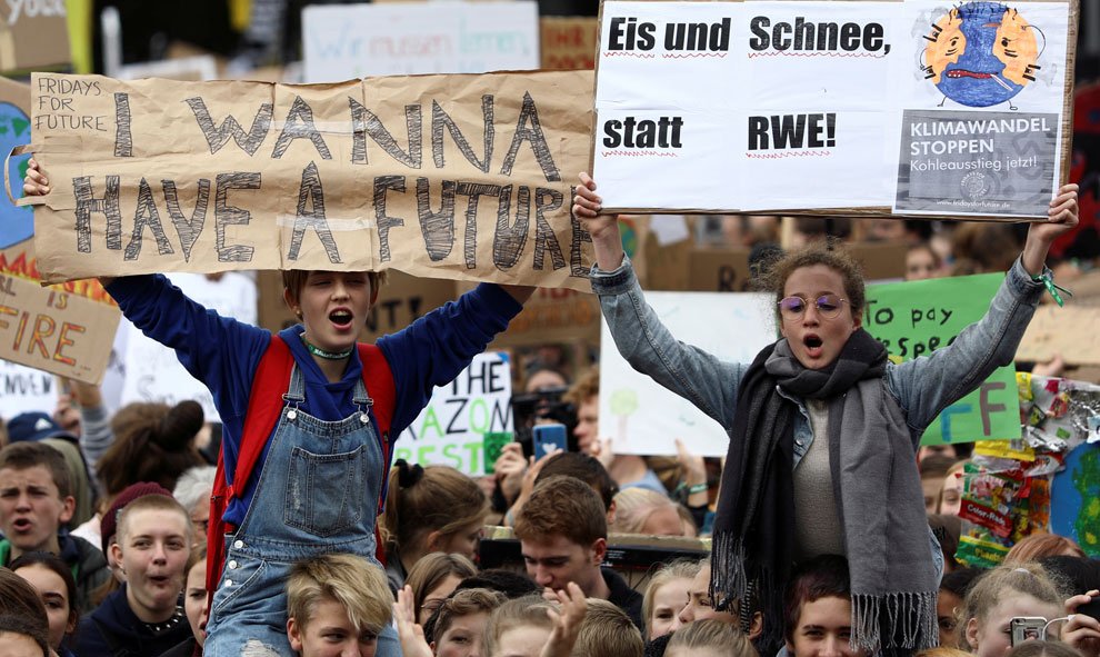 20-09-2019.- Protestas ecologistas en Berlín. REUTERS/Christian Mang