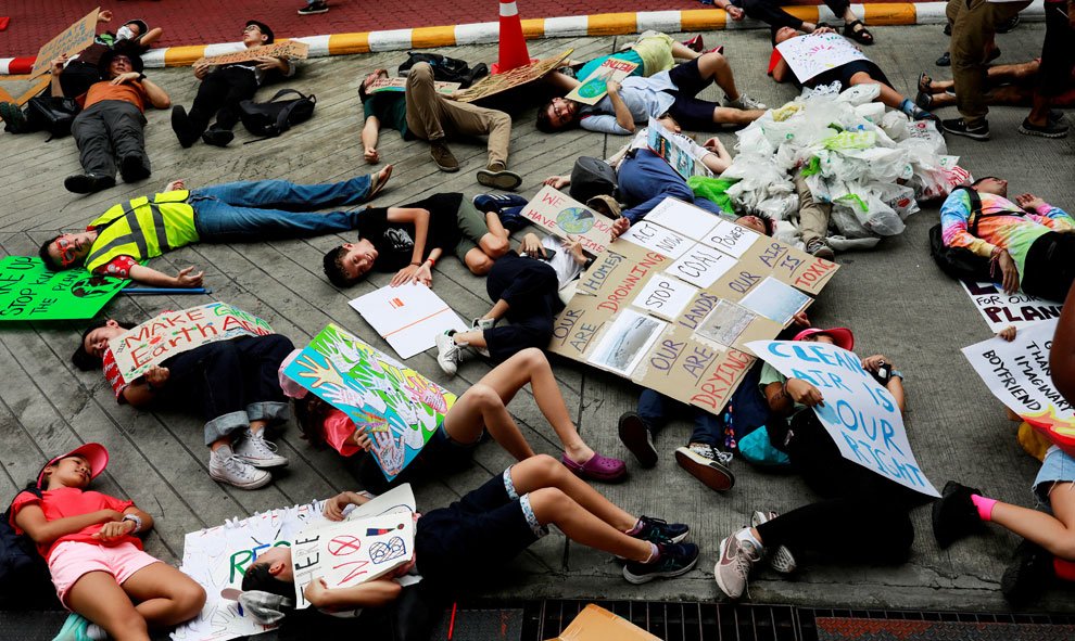 20-09-2019.- Protestas ecologistas en Bangkok, Tailandia. REUTERS/Soe Zeya Tun