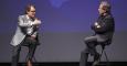 Fotografía facilitada por la Generalitat de su presidente, Artur Mas , durante una conversación con el periodista Iñaki Gabilondo en el espacio Barts de Barcelona.