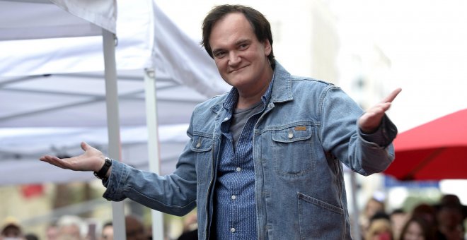"Yo siempre he considerado la bandera rebelde como una esvástica americana, y de repente la gente estaba hablando de ello, y ahora la están prohibiendo", comenta Tarantino.- REUTERS