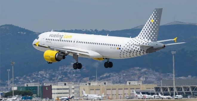 Un avión de Vueling en una foto de archivo. EFE / JOSEP LAGO