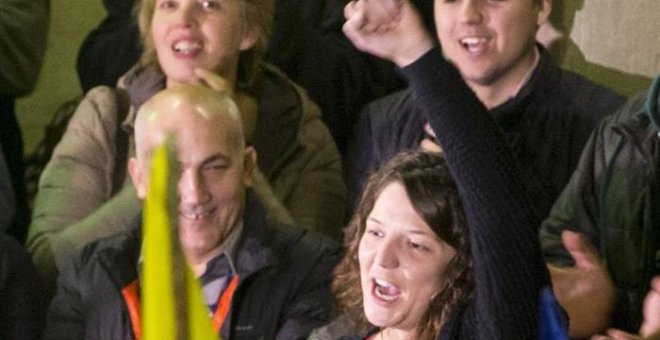 La alcaldesa de Berga (Barcelona), Montse Venturós, que se negó a comparecer ante el juez cuando fue citada los pasados 5 de abril y 17 de octubre por dos delitos electorales./ EFE